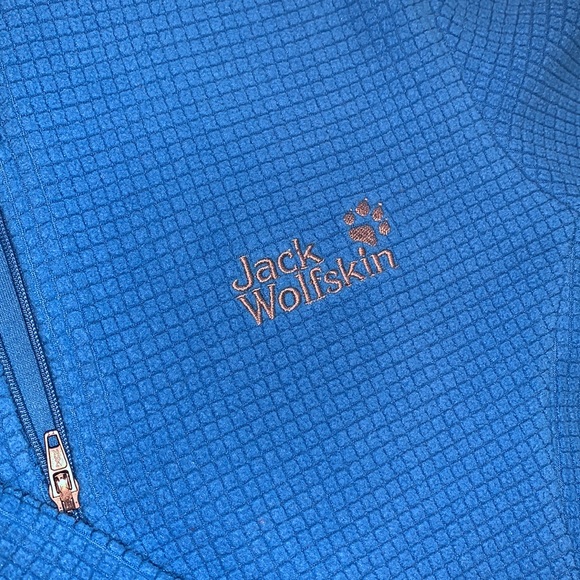 Jack Wolfskin Half Zip Echo Waffle Knit Fleece - Picture 8 of 9